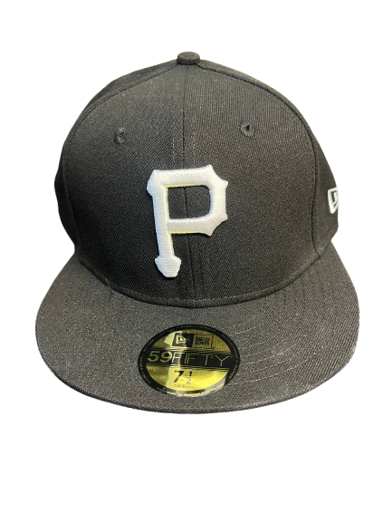 Black P Fitted Hat